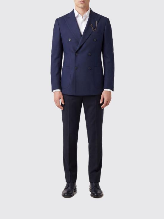 26SS 비아지오 산타니엘로 수트 자켓 E4166G7551MF 78B Blue
