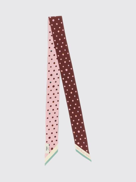 26SS 펜디 옵티컬 래피 실크 스카프 FXT011AWEY F1VHA Multicolor