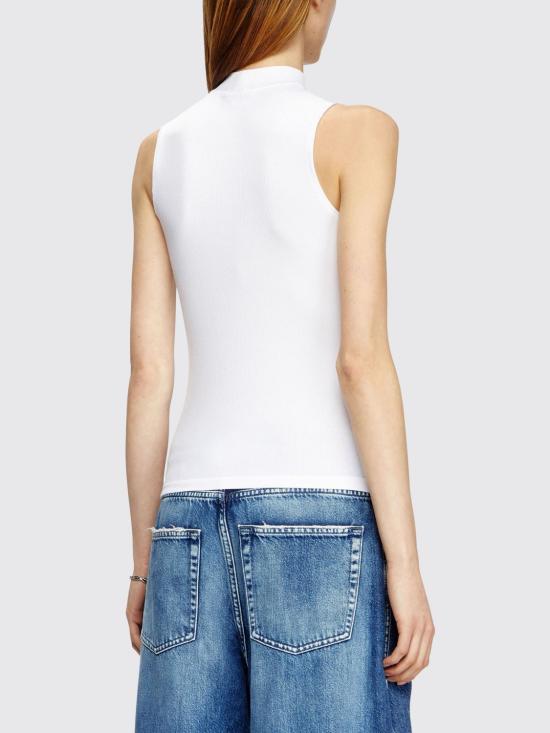 26SS 디젤 민소매 티셔츠 A103970BLAN 100 White - DIESEL