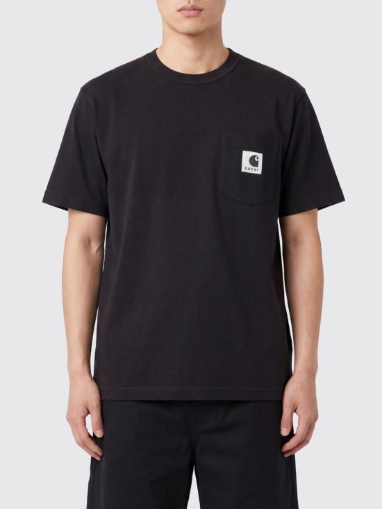 26SS 사카이 X 칼하트 WIP 반팔 티셔츠 2500995S 001 Black