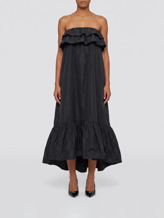 26SS 생로랑 롱 원피스 871133Y9J63 1000 Black