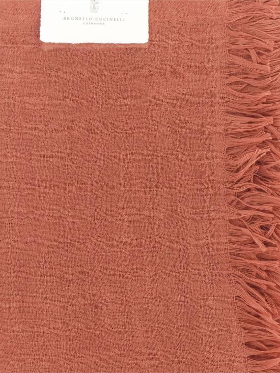 26SS 브루넬로 쿠치넬리 머플러/스카프 MSC924059 C8604 Orange - BRUNELLO CUCINELLI