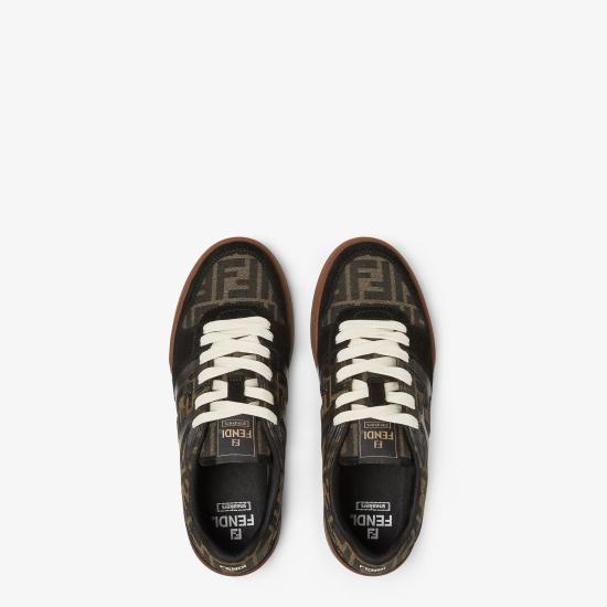 26FW 펜디 매치 스니커즈 7E1688AQ6IF1PXA Black - FENDI