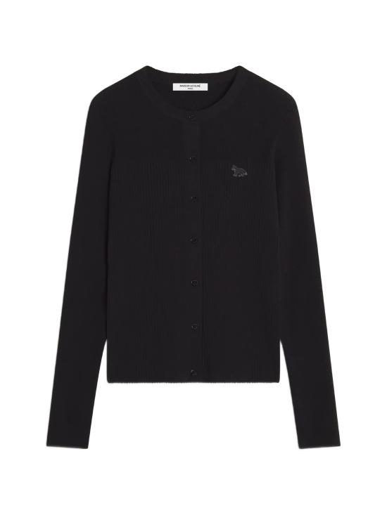 26SS 메종키츠네 가디건 QW00502KT1193P199 BLACK DOM