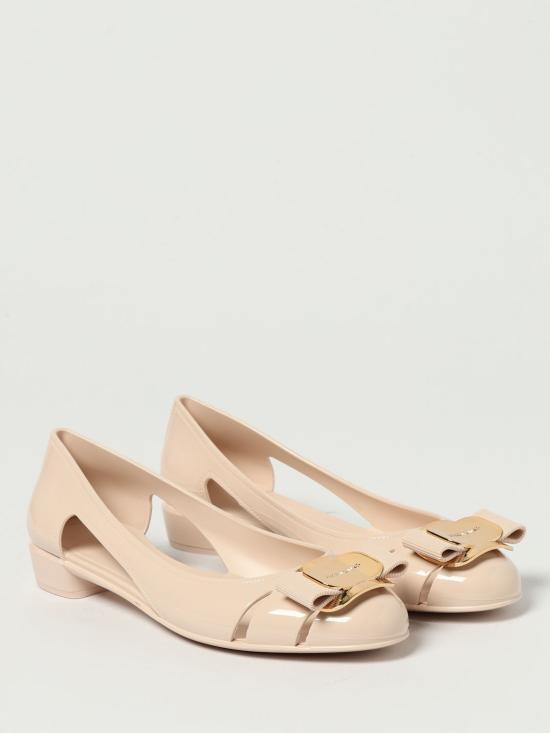 26SS 살바토레 페라가모 플랫 슈즈 01K557 785442 BALLET PINK DOM - SALVATORE FERRAGAMO