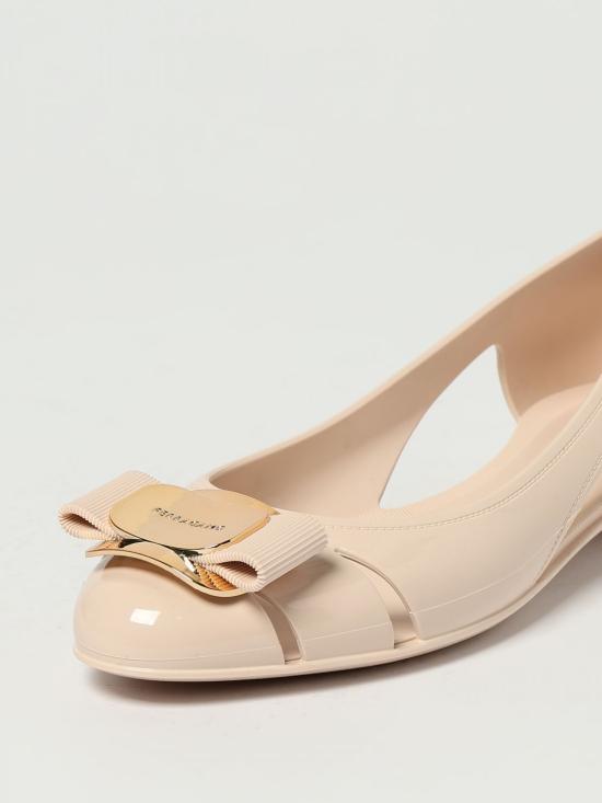 26SS 살바토레 페라가모 플랫 슈즈 01K557 785442 BALLET PINK DOM - SALVATORE FERRAGAMO