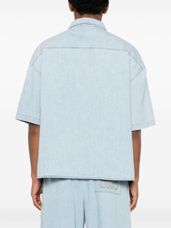26SS 로에베 반팔 셔츠 H616Y1DX05 8438 Azzurro - LOEWE