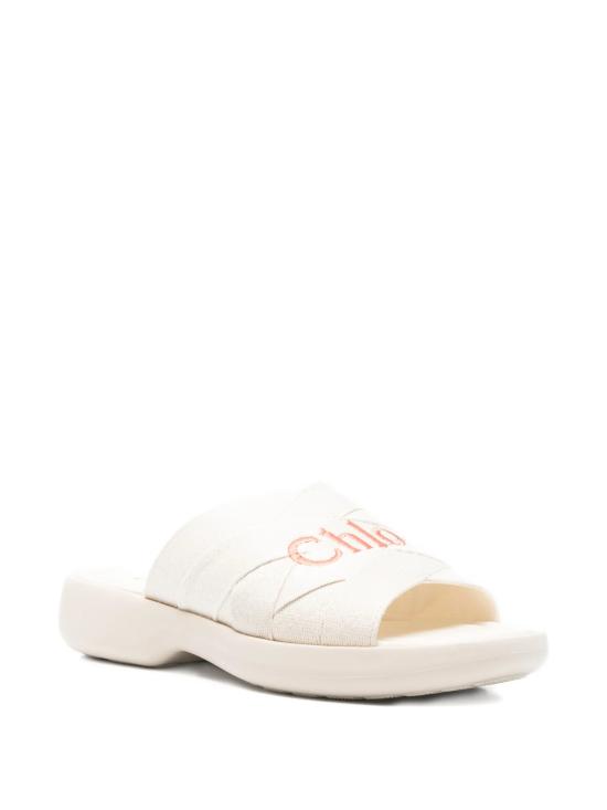 26FW 끌로에 뮬/슬리퍼 CH26U19LEF 22O Bianco - CHLOE