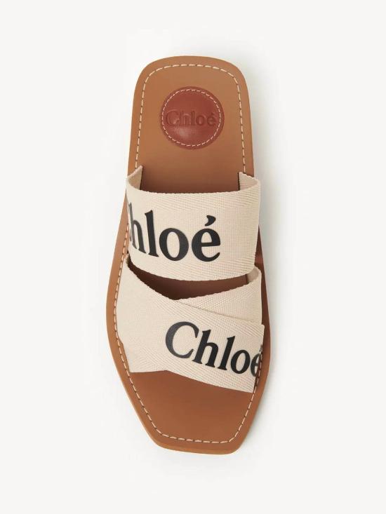 26FW 끌로에 뮬/슬리퍼 CHC22U550Z3 101 Bianco - CHLOE