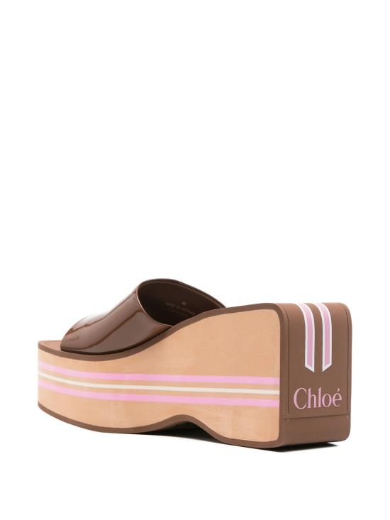 26FW 끌로에 뮬/슬리퍼 CH26A19HYI 6I3 Marrone - CHLOE