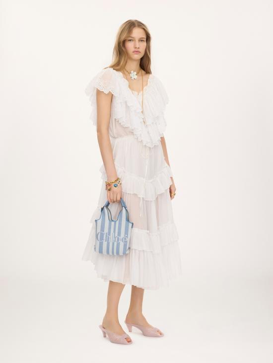 26FW 끌로에 토트백 CH26AP777R65 440 Azzurro - CHLOE