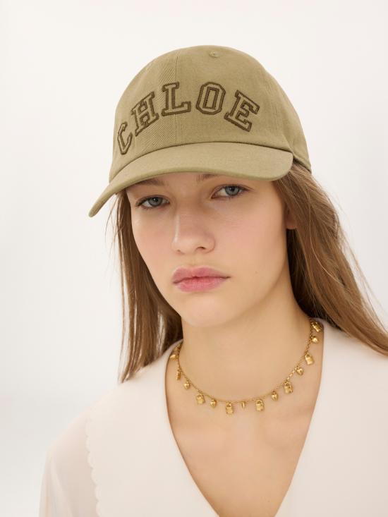 26FW 끌로에 볼캡 CH26AHC04CTN 21Q Verde - CHLOE