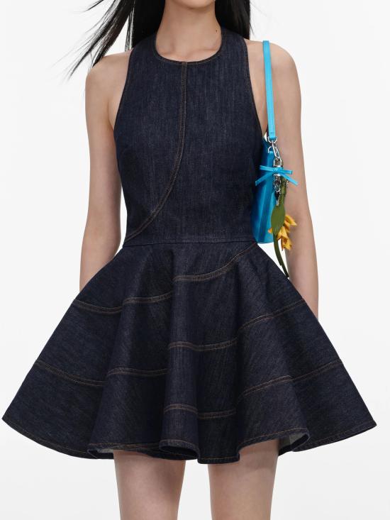 26FW 셀프 포트레이트 미디 원피스 PF26810SBL BLUE Blu - SELF PORTRAIT