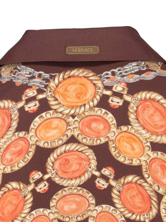 26SS 베르사체 블라우스 1024231 1A179525N940 Brown - VERSACE