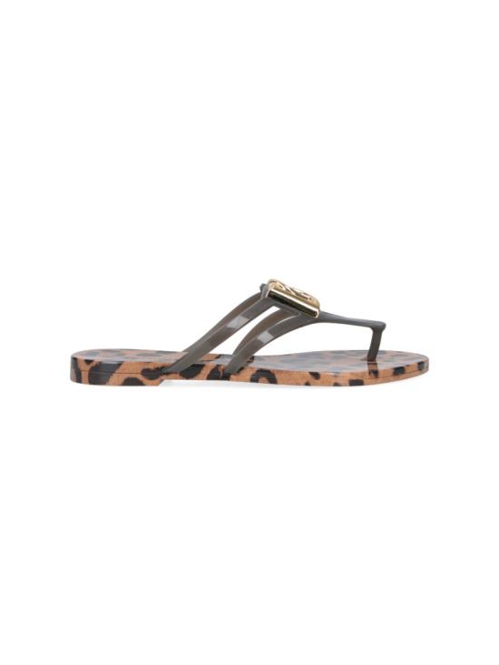 26SS 돌체앤가바나 러버 비치웨어 슬라이드 CW2418 AY850HY13M Brown