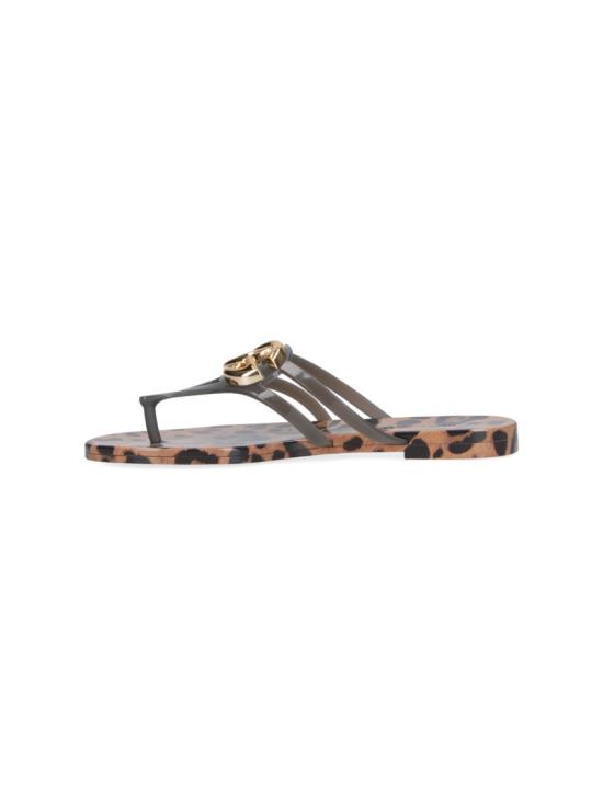 26SS 돌체앤가바나 러버 비치웨어 슬라이드 CW2418 AY850HY13M Brown - DOLCE & GABBANA