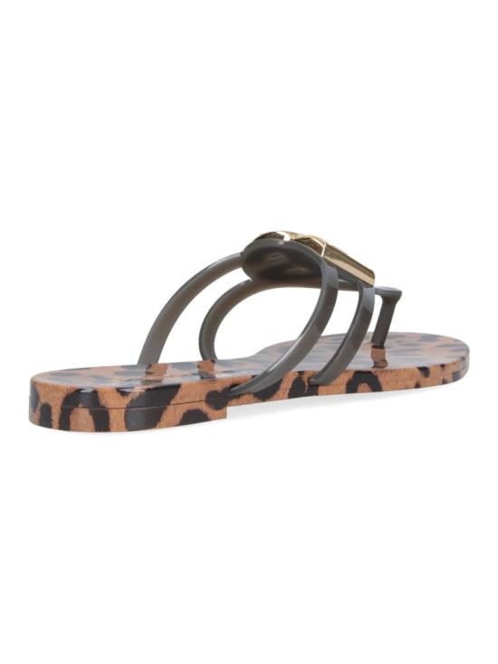 26SS 돌체앤가바나 러버 비치웨어 슬라이드 CW2418 AY850HY13M Brown - DOLCE & GABBANA