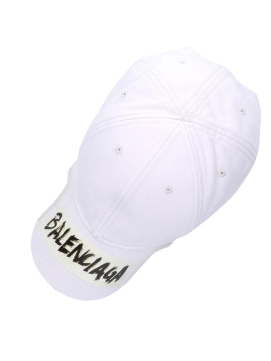 26SS 발렌시아가 마스킹 테이프 캡 858087 410B29017 White - BALENCIAGA