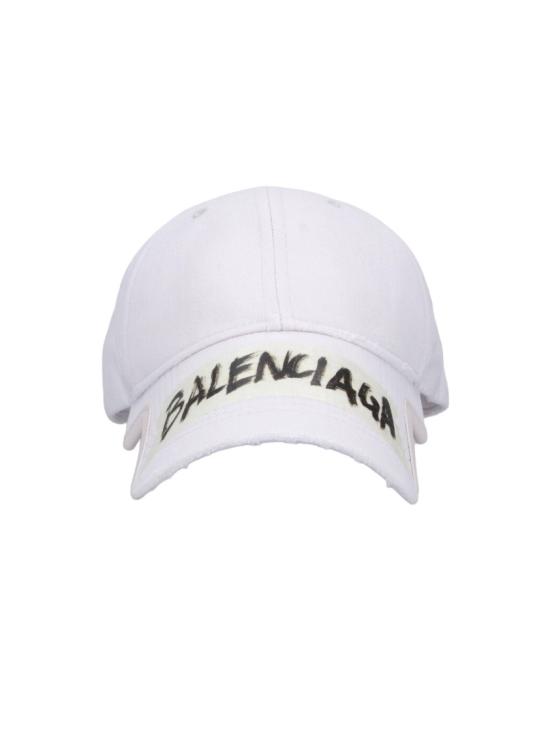 26SS 발렌시아가 마스킹 테이프 캡 858087 410B29017 White