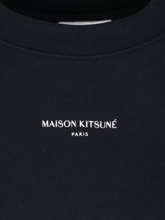 26SS 메종키츠네 긴팔 티셔츠 QW00300KM0341P199 Black - MAISON KITSUNE