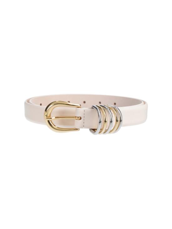 26SS 데한체 레귤러 벨트 HOLLY MMIVORY SILVER GOLD White