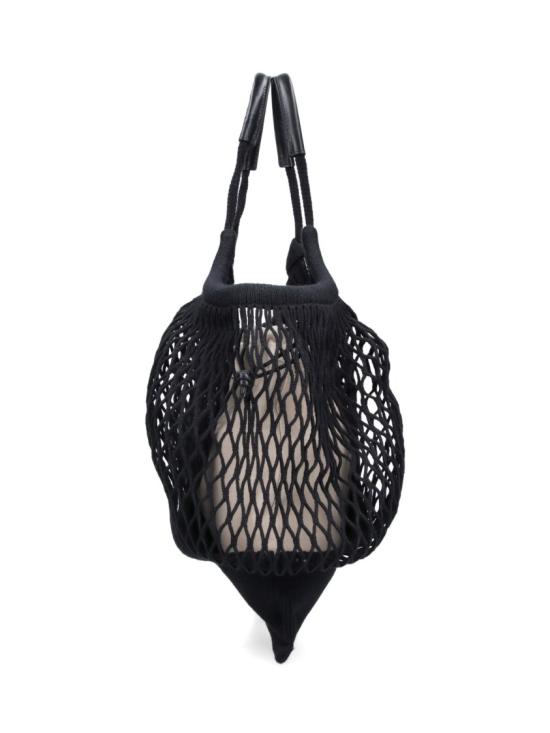 26SS 헤레우 토트백 CALFIWBS26BLACK NATURAL Black - HEREU