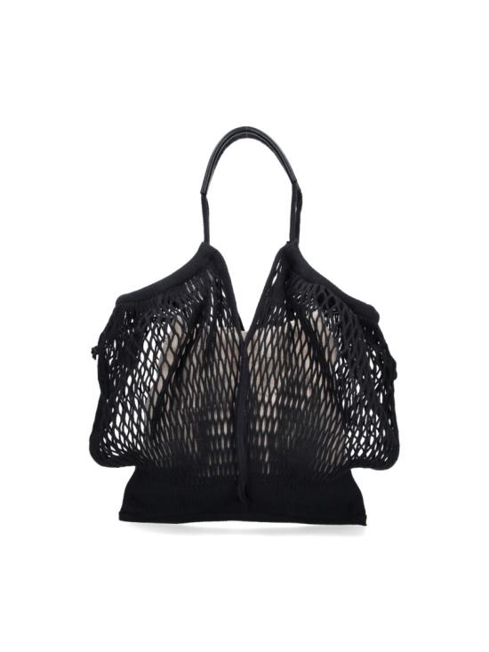 26SS 헤레우 토트백 CALFIWBS26BLACK NATURAL Black - HEREU