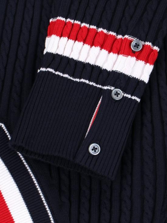  톰브라운 스웨터 MKA581A Y3014415 Blue - THOM BROWNE