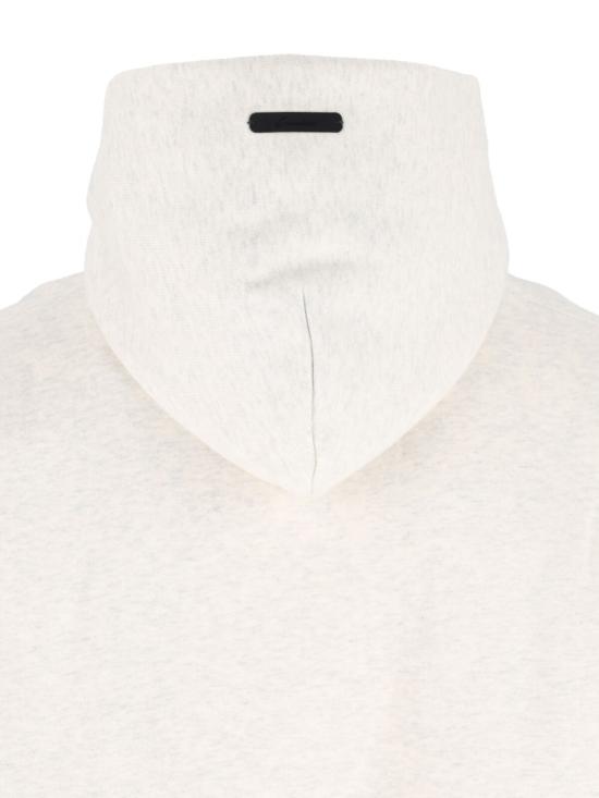 26SS 피어오브갓 후드 티셔츠 192SP262054FOATMEAL HEATHER LIGHT HEATHER White - FEAR OF GOD