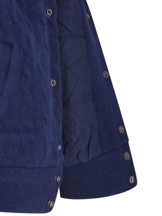  폴로 랄프로렌 케이블 니트 봄버 재킷 211 966122003 Blue - POLO RALPH LAUREN