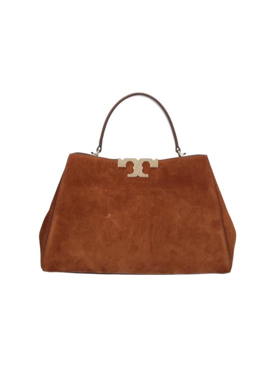 26SS 토리버치 엘리너 스웨이드 토트백 174278202 Brown - TORY BURCH