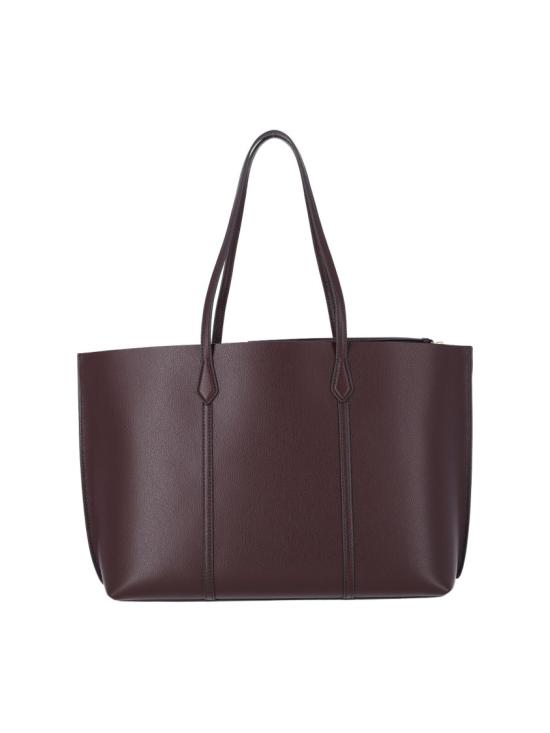 26SS 토리버치 레더 페리 토트백 169476500 Burgundy - TORY BURCH