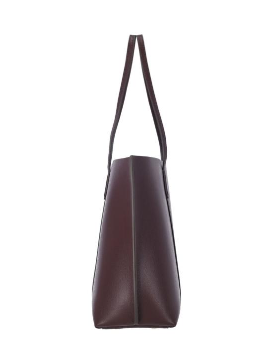 26SS 토리버치 레더 페리 토트백 169476500 Burgundy - TORY BURCH