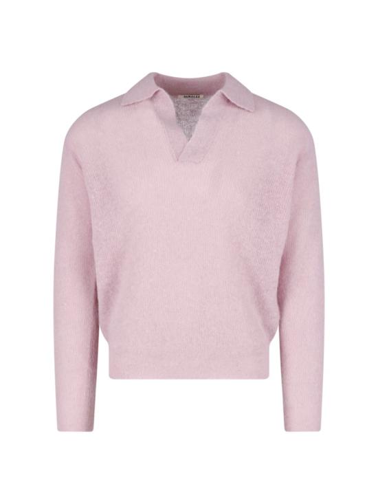 25FW 오라리 스웨터 A25AP02AKPINK Pink