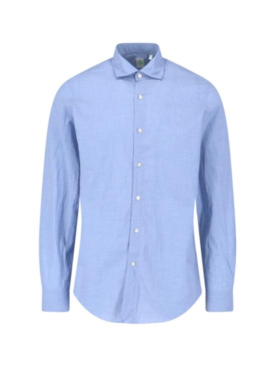 26SS 피나모레 긴팔 셔츠 C0684 GAETA LUIGI05 Blue
