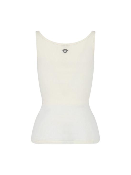 26SS 베르사체 민소매 티셔츠 1023698 1A175481W150 Neutrals - VERSACE