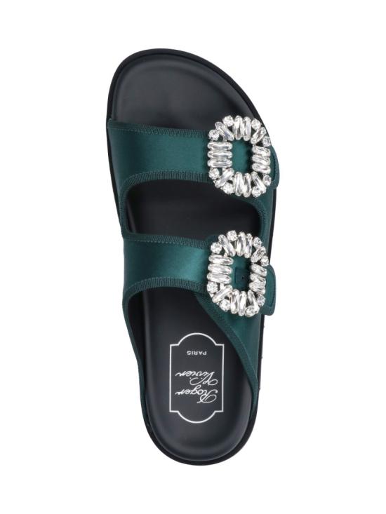 26SS 로저비비에 뮬/슬리퍼 RVW45844480RS0V801 Green - ROGER VIVIER