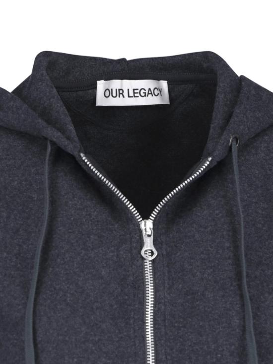 25FW 아워레가시 미스치프 후드 W4256MCCHARCOAL ELASTIC MELTON Grey - OUR LEGACY