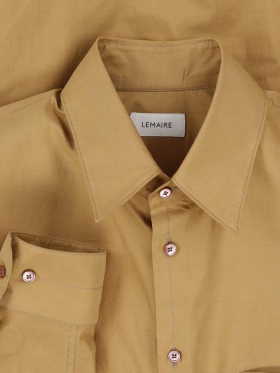 26SS 르메르 긴팔 셔츠 SH1236 LF1500YE539 Brown - LEMAIRE