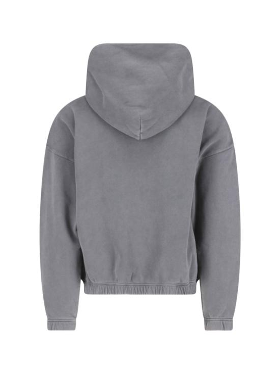 26SS 새티스파이 후드 티셔츠 1104682A02 Grey - SATISFY