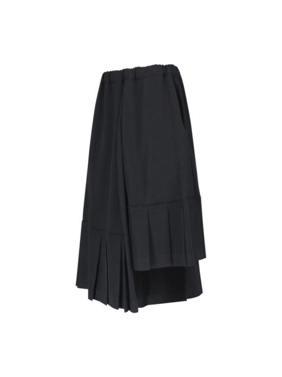 25FW 꼼데가르송 미디 스커트 RP S005 W251 Black - COMME DES GARCONS