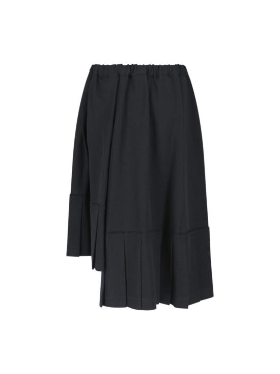 25FW 꼼데가르송 미디 스커트 RP S005 W251 Black - COMME DES GARCONS