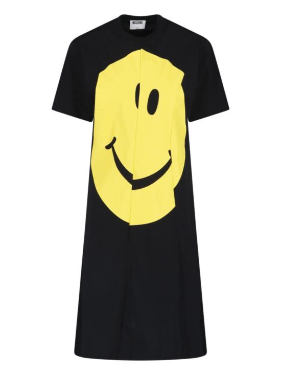 26SS 모스키노 미디 원피스 261D 0451 04411555 Black