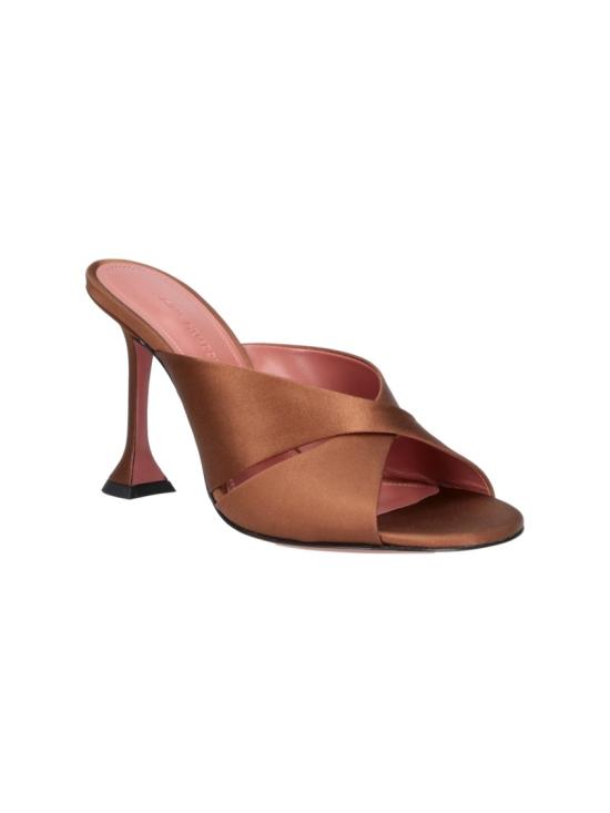 26SS 아미나 무아디 뮬/슬리퍼 16S365952SALMOCHA SATIN Brown - AMINA MUADDI
