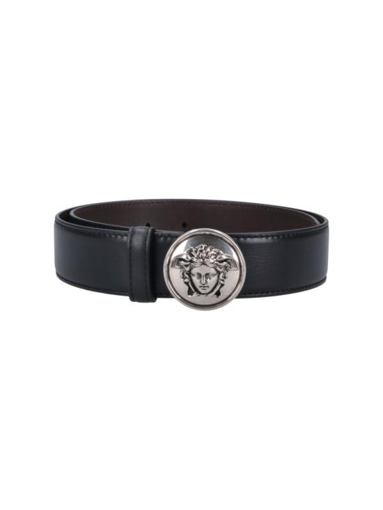 26SS 베르사체 레귤러 벨트 1025016 DVTP11B00K Black