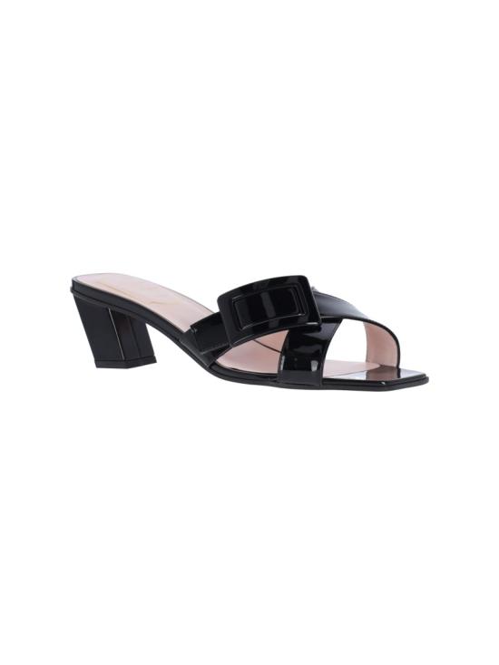 26SS 로저비비에 뮬/슬리퍼 RVW82045010D1PB999 Black - ROGER VIVIER