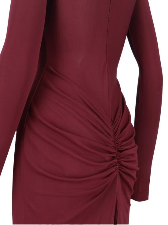 26SS 알라이아 롱 원피스 AA9R2870J090C713 Burgundy - ALAIA