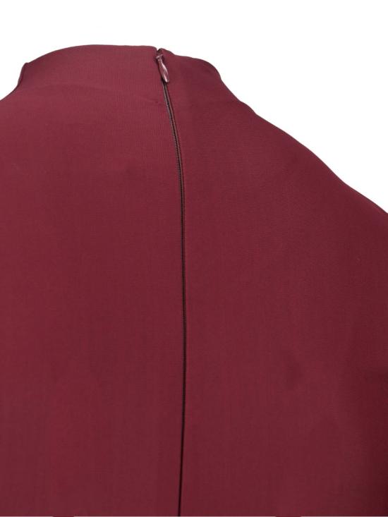 26SS 알라이아 롱 원피스 AA9R2870J090C713 Burgundy - ALAIA