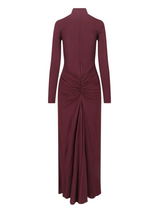 26SS 알라이아 롱 원피스 AA9R2870J090C713 Burgundy - ALAIA