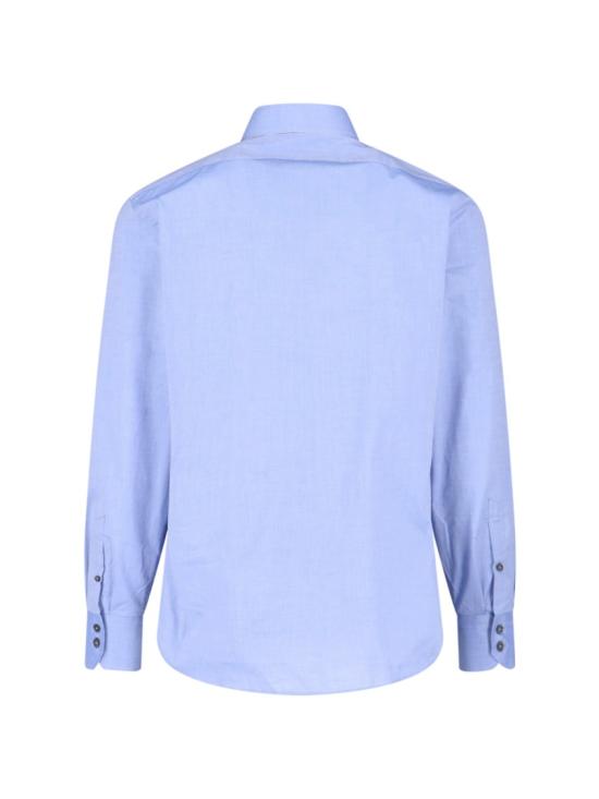 26SS 비비안웨스트우드 긴팔 셔츠 2401000J W01ESK403 Blue - VIVIENNE WESTWOOD